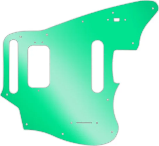 WD Custom Pickguard For Fender 2018-Present Made In Mexico Player Series Jaguar #10GR Green Mirror