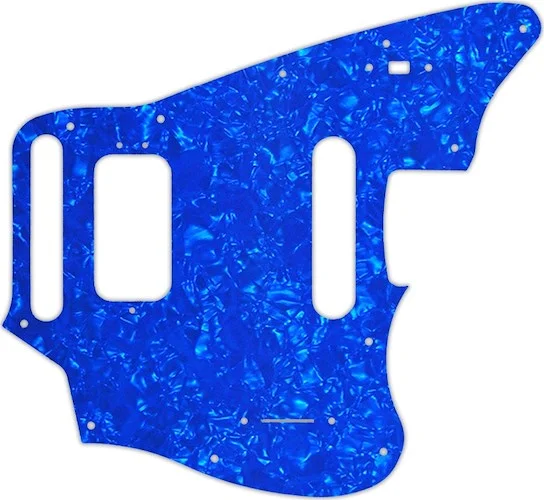 WD Custom Pickguard For Fender 2018-Present Made In Mexico Player Series Jaguar #28BU Blue Pearl/Whi