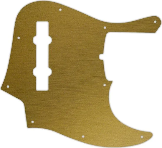 WD Custom Pickguard For Fender 2019 5 String American Ultra Jazz Bass V #14 Simulated Brushed Gold/B