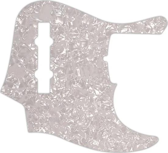 WD Custom Pickguard For Fender 2019 5 String American Ultra Jazz Bass V #28 White Pearl/White/Black/