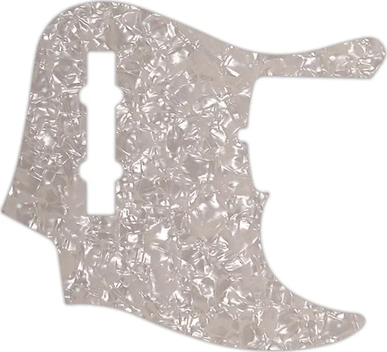 WD Custom Pickguard For Fender 2019 5 String American Ultra Jazz Bass V #28A Aged Pearl/White/Black/