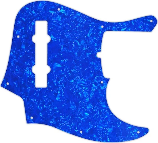 WD Custom Pickguard For Fender 2019 5 String American Ultra Jazz Bass V #28BU Blue Pearl/White/Black