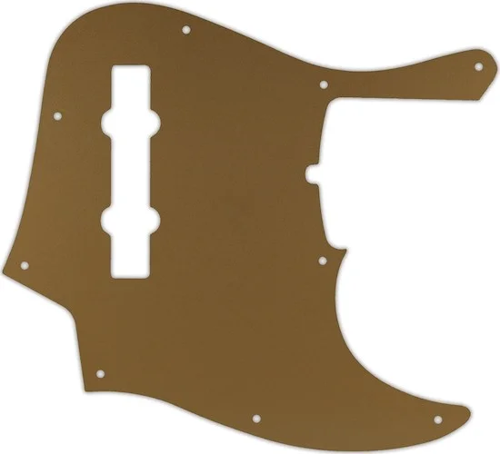 WD Custom Pickguard For Fender 2019 5 String American Ultra Jazz Bass V #59 Gold/Clear/Gold