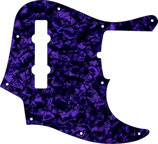 WD Custom Pickguard For Fender 2019 5 String American Ultra Jazz Bass V #28PR Purple Pearl