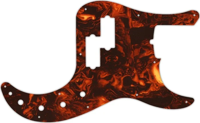 WD Custom Pickguard For Fender 2019 American Ultra Precision Bass #05F Faux Tortiose