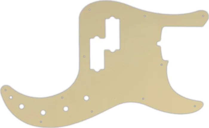 WD Custom Pickguard For Fender 2019 American Ultra Precision Bass #06B Cream/Black/Cream