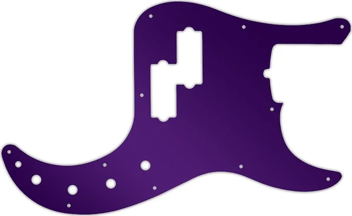 WD Custom Pickguard For Fender 2019 American Ultra Precision Bass #10PR Purple Mirror