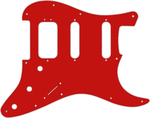 WD Custom Pickguard For Fender 2019 American Ultra Stratocaster HSS #07S Red Solid