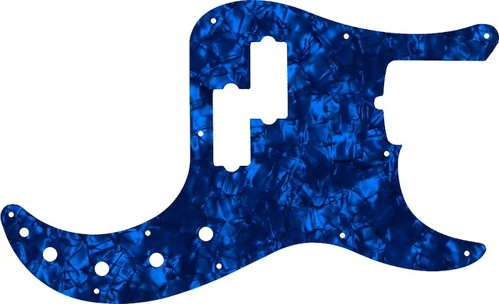 WD Custom Pickguard For Fender 2019 American Ultra Precision Bass #28DBP Dark Blue Pearl/Black/White/Black
