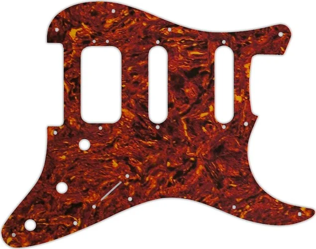 WD Custom Pickguard For Fender 2019 American Ultra Stratocaster HSS #05W Tortoise Shell/White