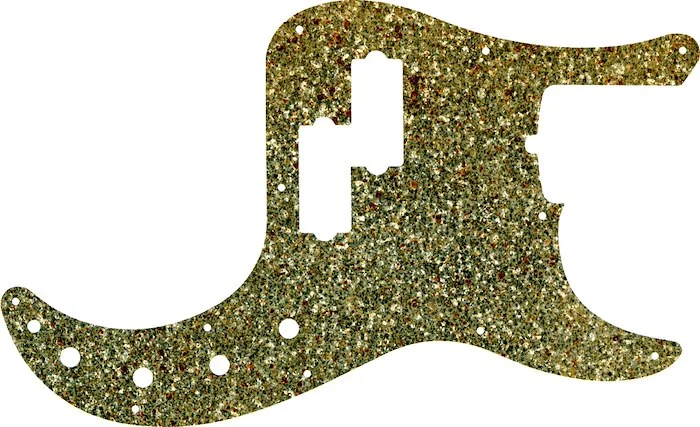 WD Custom Pickguard For Fender 2019 American Ultra Precision Bass #60GS Gold Sparkle 