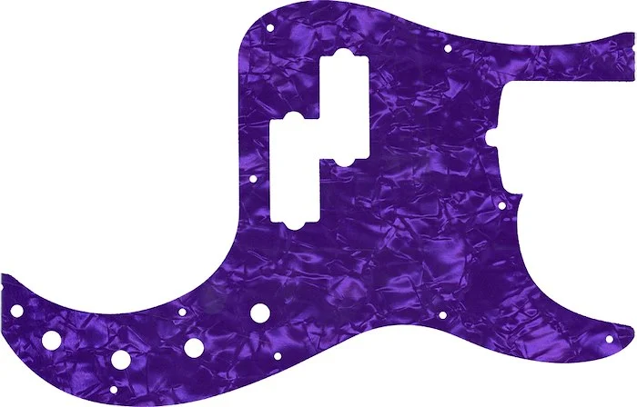 WD Custom Pickguard For Fender 2019 American Ultra Precision Bass #28PRL Light Purple Pearl