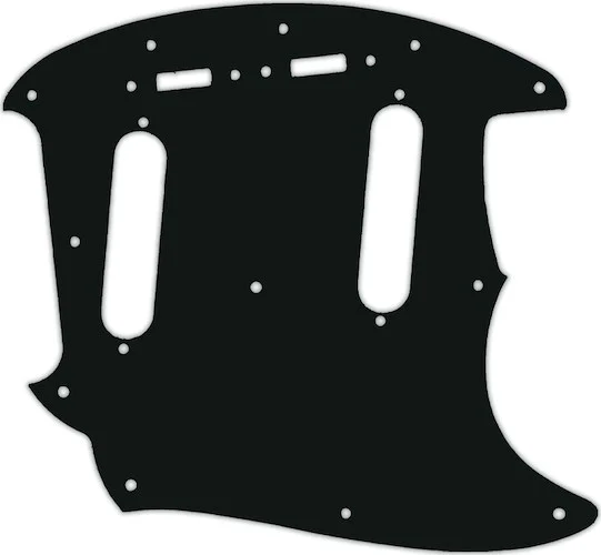 WD Custom Pickguard For Fender 2019 Made In Mexico Vintera 60's Mustang #01A Black Acrylic