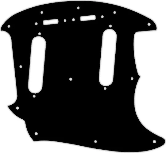 WD Custom Pickguard For Fender 2019 Made In Mexico Vintera 60's Mustang #03P Black/Parchment/Black