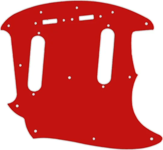 WD Custom Pickguard For Fender 2019 Made In Mexico Vintera 60's Mustang #07 Red/White/Red