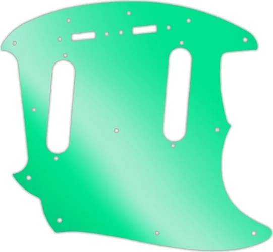 WD Custom Pickguard For Fender 2019 Made In Mexico Vintera 60's Mustang #10GR Green Mirror