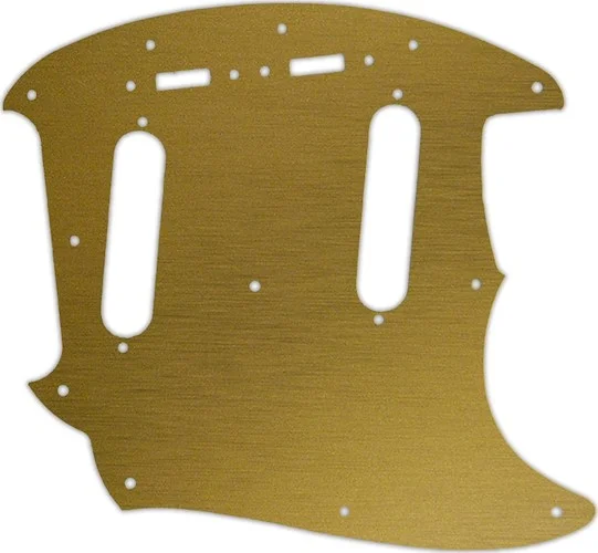 WD Custom Pickguard For Fender 2019 Made In Mexico Vintera 60's Mustang #14 Simulated Brushed Gold/B