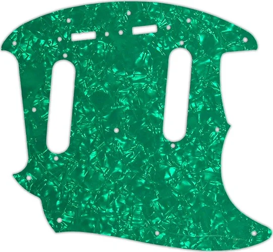 WD Custom Pickguard For Fender 2019 Made In Mexico Vintera 60's Mustang #28GR Green Pearl/White/Blac