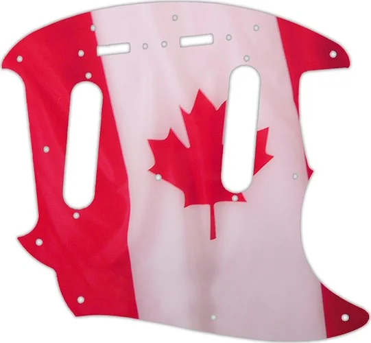 WD Custom Pickguard For Fender 2019 Made In Mexico Vintera 60's Mustang #G11 Canadian Flag Graphic