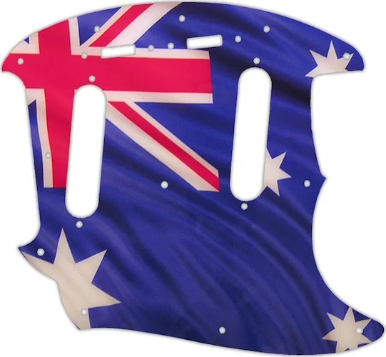 WD Custom Pickguard For Fender 2019 Made In Mexico Vintera 60's Mustang #G13 Aussie Flag Graphic
