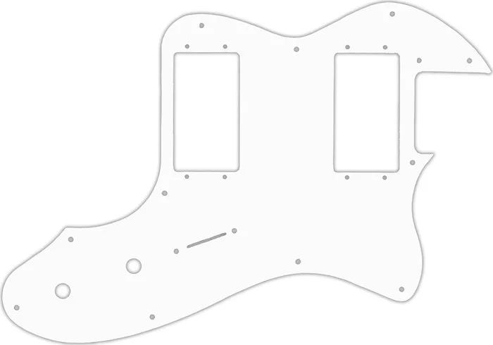 WD Custom Pickguard For Fender 2019 Made In Mexico Vintera 70's Telecaster Thinline #04 White/Black/