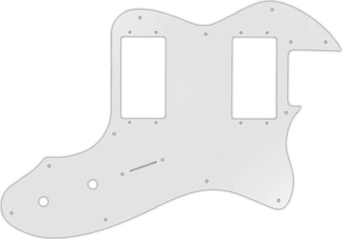 WD Custom Pickguard For Fender 2019 Made In Mexico Vintera 70's Telecaster Thinline #22 Translucent 