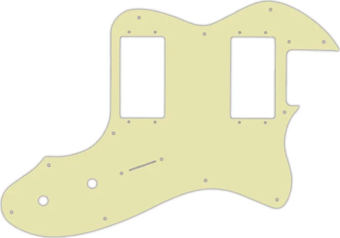WD Custom Pickguard For Fender 2019 Made In Mexico Vintera 70's Telecaster Thinline #34S Mint Green 