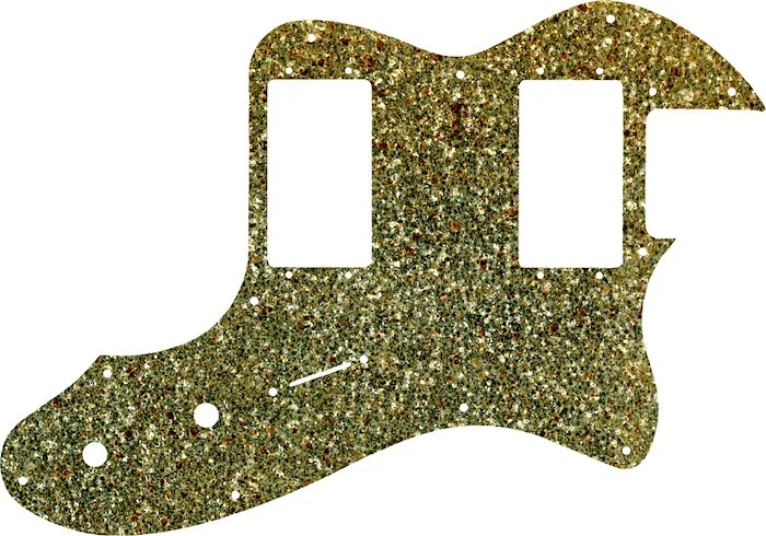 WD Custom Pickguard For Fender 2019 Made In Mexico Vintera 70's Telecaster Thinline #60GS Gold Sparkle 