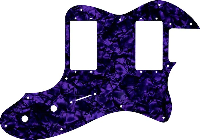 WD Custom Pickguard For Fender 2019 Made In Mexico Vintera 70's Telecaster Thinline #28PR Purple Pearl