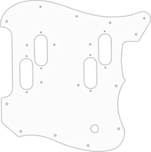 WD Custom Pickguard For Fender 2019-Present Made In Mexico Alternate Reality Electric XII #02M White