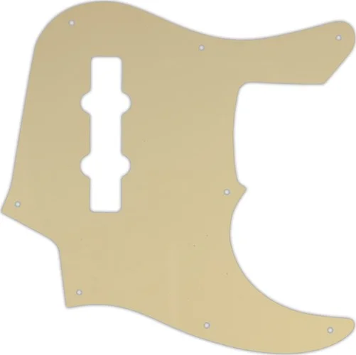 WD Custom Pickguard For Fender 22 Fret Longhorn Jazz Bass #06B Cream/Black/Cream
