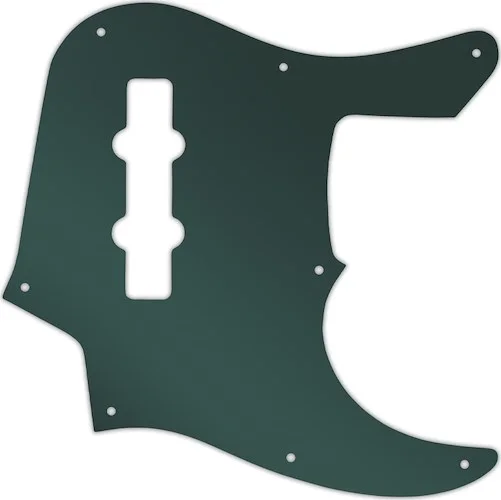 WD Custom Pickguard For Fender 22 Fret Longhorn Jazz Bass #10S Smoke Mirror