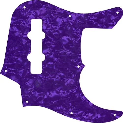 WD Custom Pickguard For Fender 22 Fret Longhorn Jazz Bass #28PRL Light Purple Pearl