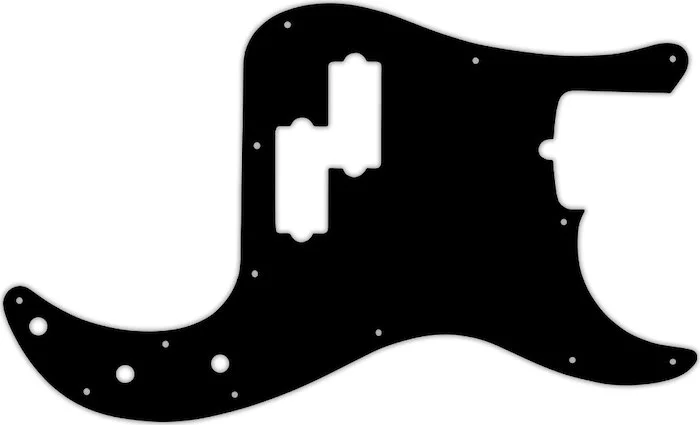 WD Custom Pickguard For Fender 4 String American Professional Precision Bass #09 Black/White/Black/W