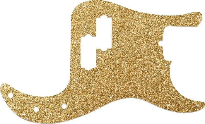 WD Custom Pickguard For Fender 4 String American Professional Precision Bass #60RGS Rose Gold Sparkle 