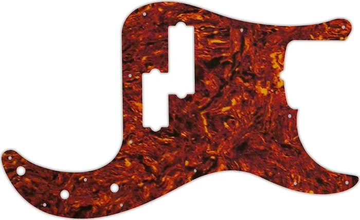 WD Custom Pickguard For Fender 5 String American Professional Precision Bass #05P Tortoise Shell/Par