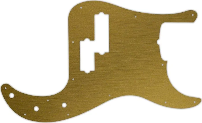 WD Custom Pickguard For Fender 5 String American Professional Precision Bass #14 Simulated Brushed G