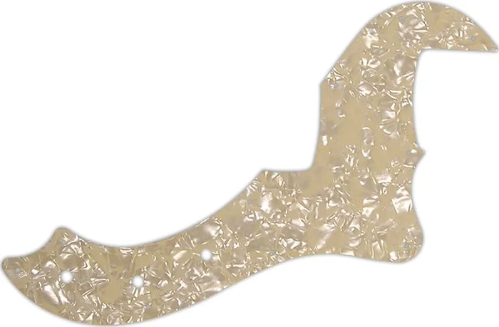 WD Custom Pickguard For Fender 5 String American Standard Dimension Bass V #28C Cream Pearl/Cream/Bl