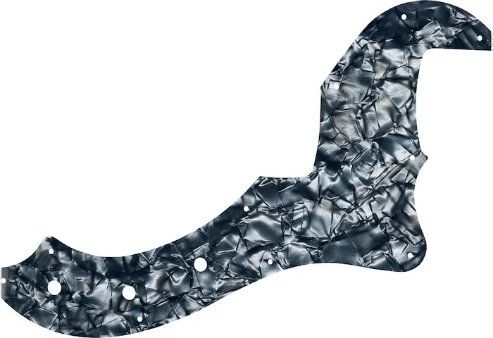 WD Custom Pickguard For Fender 5 String American Standard Dimension Bass V #28SG Silver Grey Pearl