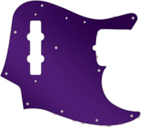 WD Custom Pickguard For Fender 50th Anniversary Jazz Bass #10PR Purple Mirror