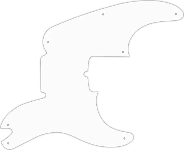 WD Custom Pickguard For Fender 60th Anniversary Precision Bass #04 White/Black/White