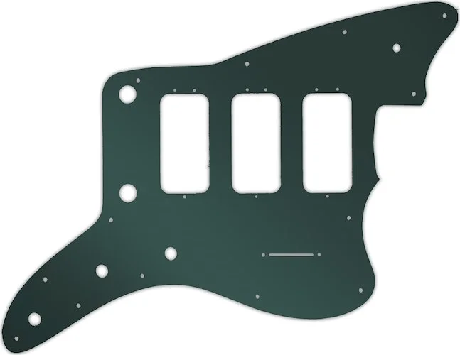 WD Custom Pickguard For Fender 60th Anniversary Triple Jazzmaster #10S Smoke Mirror