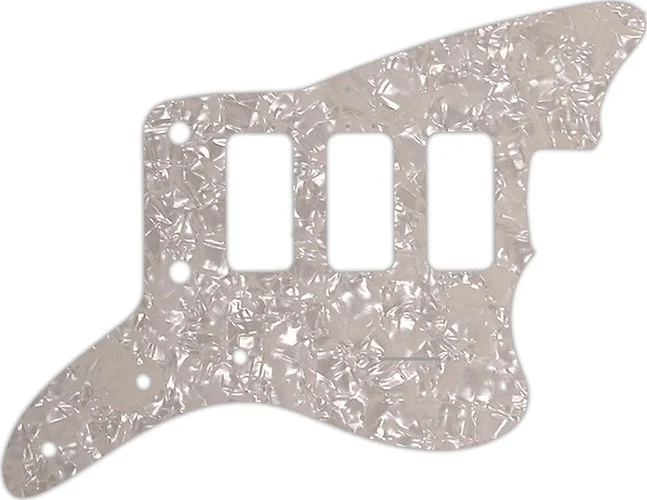 WD Custom Pickguard For Fender 60th Anniversary Triple Jazzmaster #28A Aged Pearl/White/Black/White