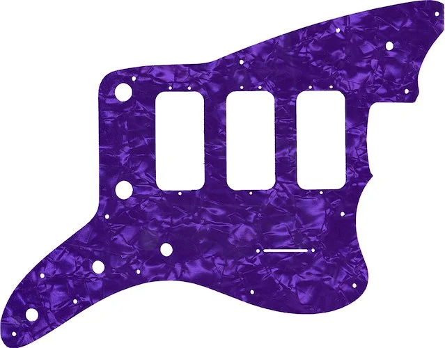 WD Custom Pickguard For Fender 60th Anniversary Triple Jazzmaster #28PRL Light Purple Pearl