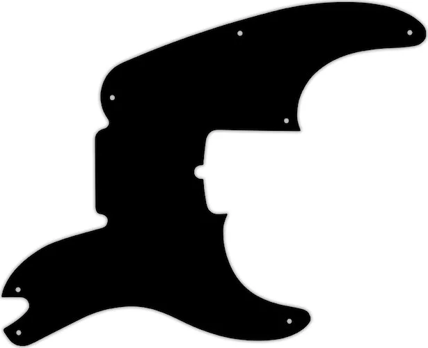 WD Custom Pickguard For Fender 60th Anniversary Precision Bass #03O Black/Orange/Black