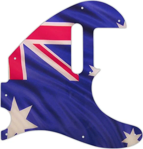 WD Custom Pickguard For Fender Acoustasonic Telecaster #G13 Aussie Flag Graphic