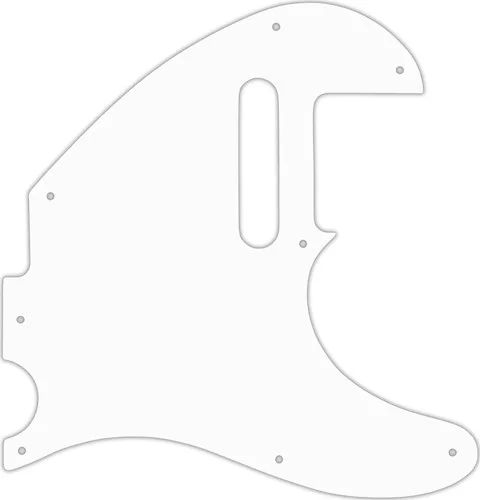 WD Custom Pickguard For Fender Acoustasonic Telecaster #04R White/Red/White