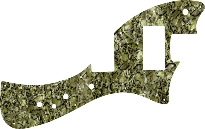 WD Custom Pickguard For Fender Alternate Reality Meteora HH #31 Snakeskin