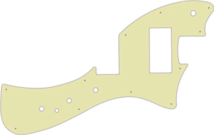 WD Custom Pickguard For Fender Alternate Reality Meteora HH #34T Mint Green Thin