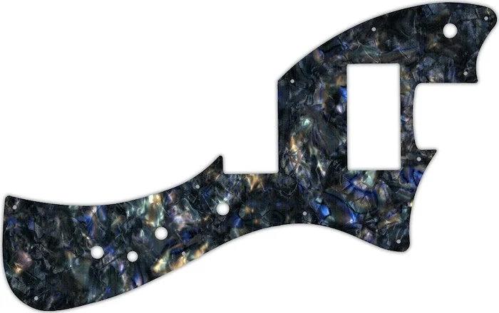 WD Custom Pickguard For Fender Alternate Reality Meteora HH #35 Black Abalone